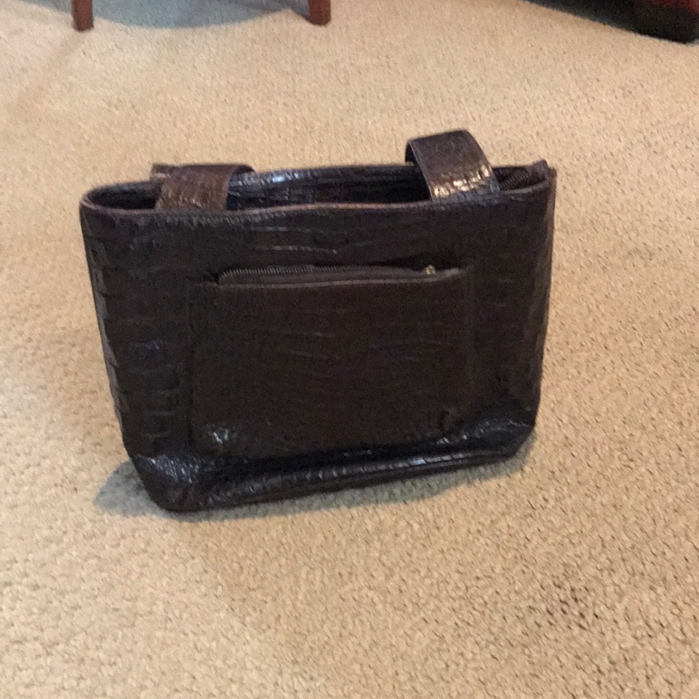 Asks fifth ave Italian leather bag